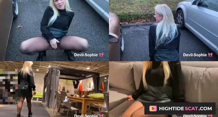 Devil Sophie - First piss and then pissed off - to the store - even the seller was very excited [HD 720p] Fetish Pissing (133.18 MB)