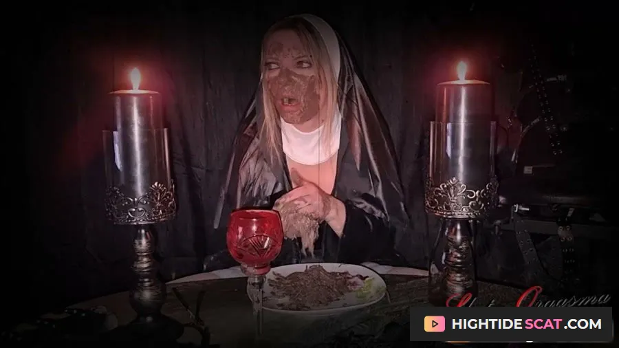 SlutOrgasma - The holy food and scat dinner - The medieval shit puking scat slave 1 - Holy nun extreme shit and puke play [FullHD 1080p] Fetish Scat (4.83 GB)