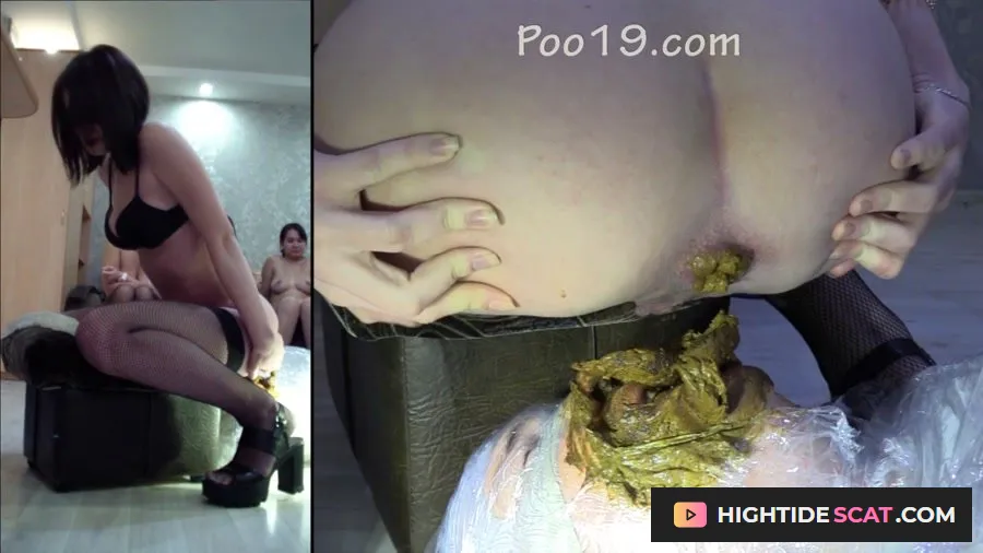 MilanaSmelly - Girls feed mummified slave with shit [HD 720p] Fetish Scat (1.53 GB)