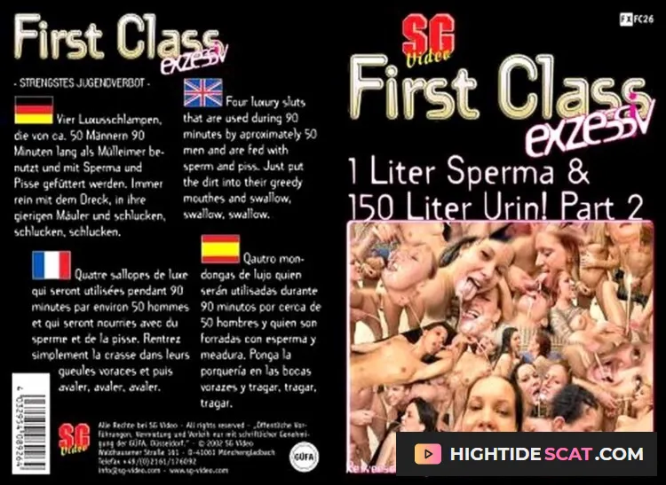 First Class #26 - 1 Liter Sperma & 150 Liter Urin Part 2 [DVDRip] Fetish Pissing Movies (980.4 MB)