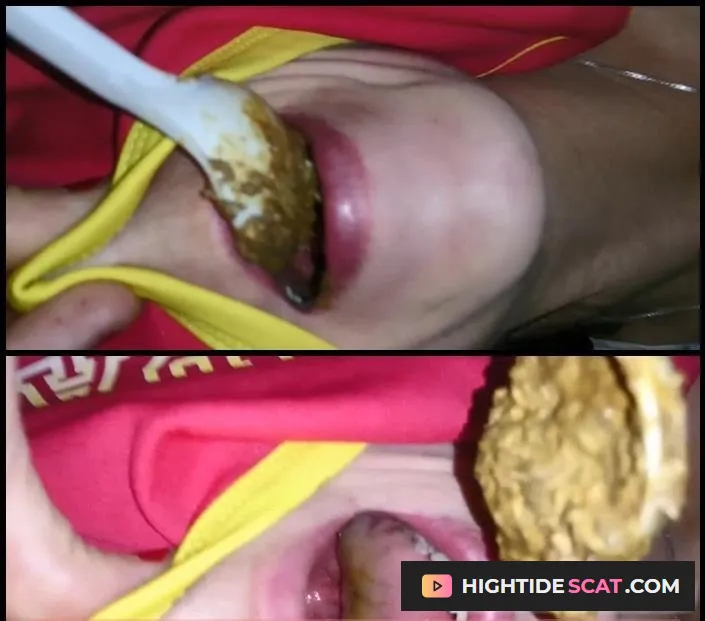 REAL SCAT SWALLOW GIRL - Incredible Scat Amateur Feeding A Lot Of SHIT [FullHD 1080p] Fetish Scat (910 MB)