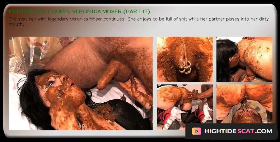 PART II - EXTREME SCAT QUEEN VERONICA MOSER [SD] Fetish Scat (502 MB)