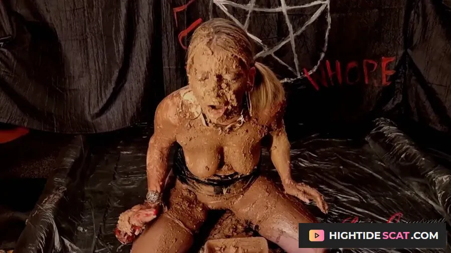 SlutOrgasma - Extreme play in a lot of saved shit [FullHD 1080p] Fetish Scat (2.15 GB)