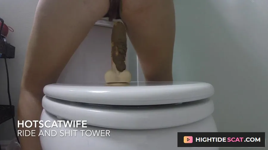 HotScatWife - RIDE and SHIT TOWER [FullHD 1080p] Fetish Scat (1.22 GB)