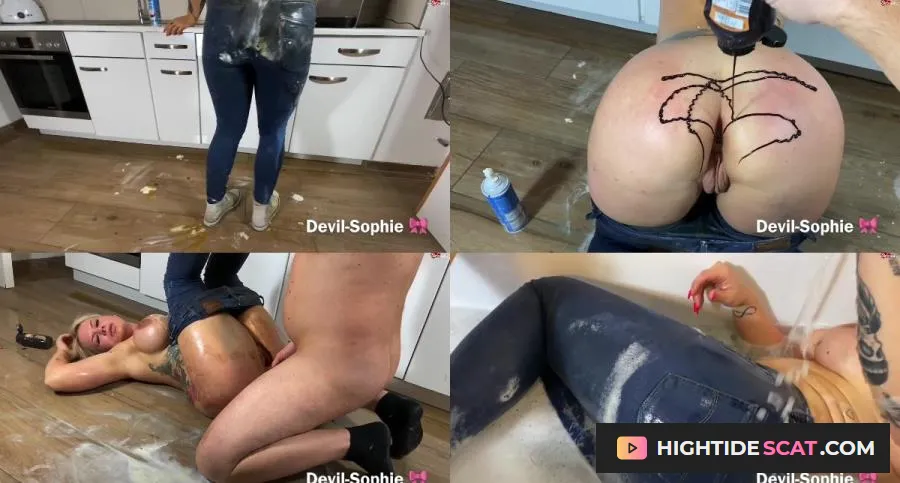 Devil Sophie - Horny perverse baking - give me chocolate  whipped cream and fuck me hard in all holes with devil-sophie [FullHD 1080p] Fetish Pissing (634.22 MB)