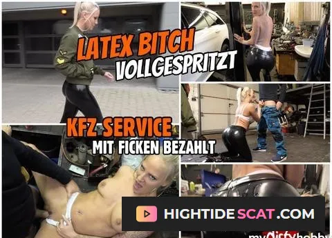 Lara-CumKitten - FICKEN für den KFZ Service LATEX BITCH in der Werkstatt VOLLGESPRITZT 29 10 18 [FullHD 1080p] Fetish Pissing (170.52 MB)