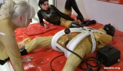 Madame Gillette, Lady Ashley - Extremly Tubed and Milked [HD 720p] Milking, Rubber (281 MB)