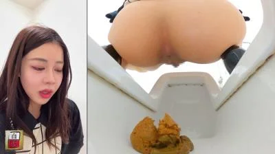 WC - Self filmed defecation videos a camera placed directly under the anus Part-6 [FullHD 1080p] Asian, Solo (609 MB)