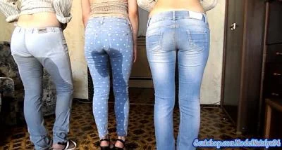 Threesome - Dirty Women Show In Jeans [FullHD 1080p] Crazy, ModelNatalya94 (1.13 GB)