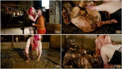 Betty, Lyndra - Cowshed Scat Humiliation - Sex in the Cowshed [HD 720p] Cowshed, Dildo (618 MB)