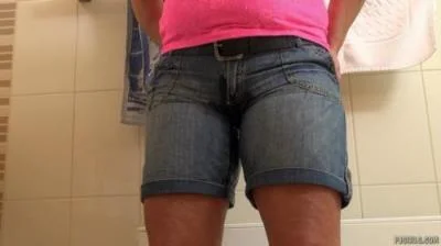 PJGirls.com Milada - Wet jeans [Full HD] Blonde, Mature pissing (387.9 MB)