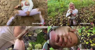 Devil Sophie - White mud piglet - vollgesaut eingensst shredded and fucked on the mud field with devil-sophie [FullHD 1080p] Exhibition, Kinky (667.03 MB)