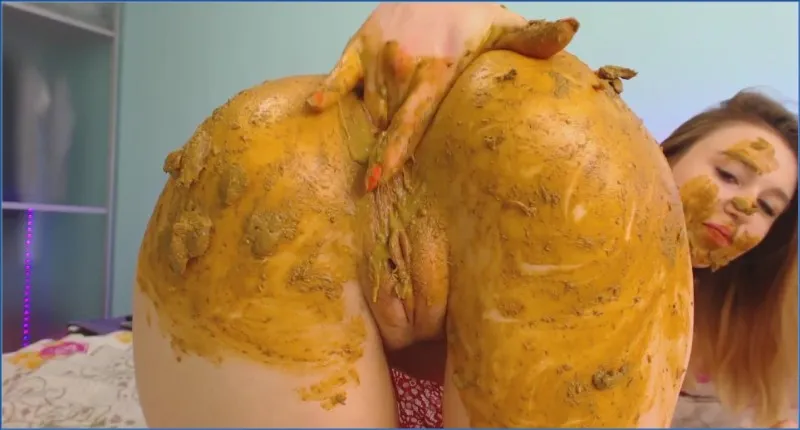 DirtyLena: A Lot Poo, Smearing (Scat-Shop) - Fetish Porn Video on HighTide
