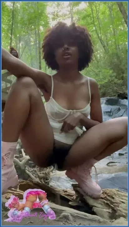 Pissing at a Waterfall - Saint Ziya SD - Fetish Porn Video on HighTide