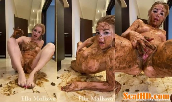 Scat Ella - Ultimate Smearing + Pee and Poop Directly on Face [UltraHD 2K] Pissing, Fetish (642 MB)