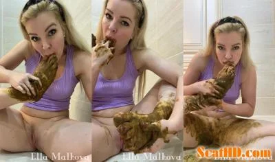 Scat Ella - Shitty Toe feet Sucking [UltraHD 2K] Extreme, Fetish (819 MB)