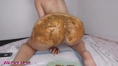 Filthy Skye - Shitting Girl 59 [HD 720p] Defecation, Scat Wife (2.76 MB)
