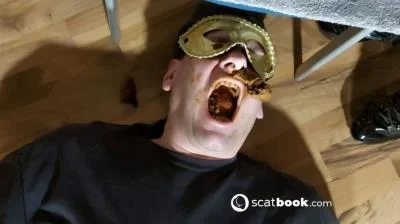 Mistress Luciana - Scheißefresser Nr 3 wird richtig mit Scat abgefullt [HD 720p] Germany, Scat (165 MB)