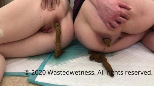 Wastedwetness - Back To Back Shit Lesbian Scat Wife [FullHD 1080p] Dirty Anal, Toilet (538 MB)