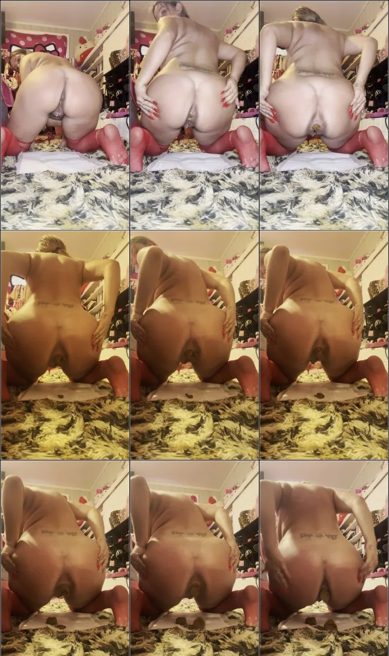 Download Miss Poopsalot: Pooping in Red Stockings (Reddit) Hightide-Scat.com