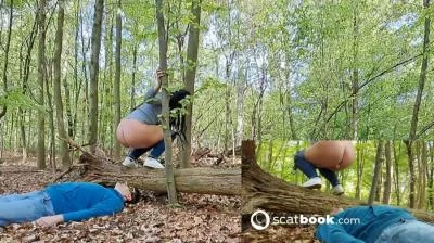 Mistress Luciana - Die Waldtoilette komplett vollgeschissen [HD 720p] Germany, Scat (201 MB)