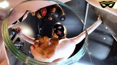 Shit Pressed Into Your Mouth With Our Dirty Feet [FullHD 1080p] Germany, Femdom (220 MB)