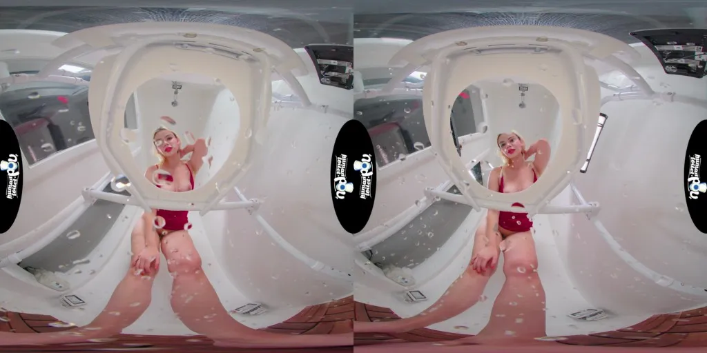 Download Angelica Coralvine - The Peeing Russian Bombshell in a Red Dress Hightide-Scat.com